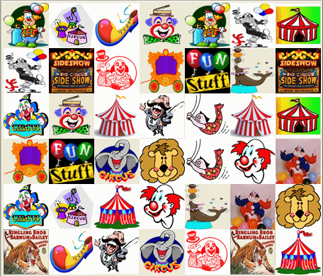 Circus Concentration Game